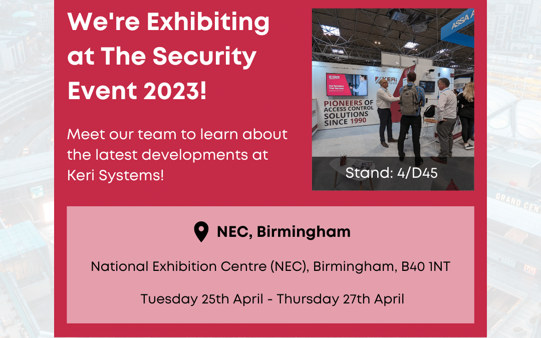 We're Exhibiting at The Security Event 2023!